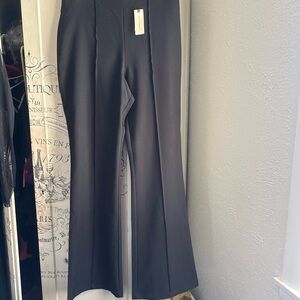 NWT Anthropologie Blithe LA Slim Flare Black Pant